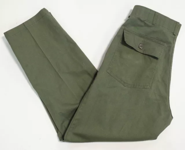 vintage OG-507 US Army USAF  Military Fatigue Trousers 32 x 29 FIT 30 x 29 PANTS