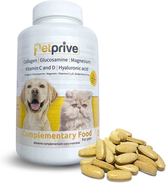 Integratore Naturale Antinfiammatorio Condroprotettore per Cani E Gatti Con Coll
