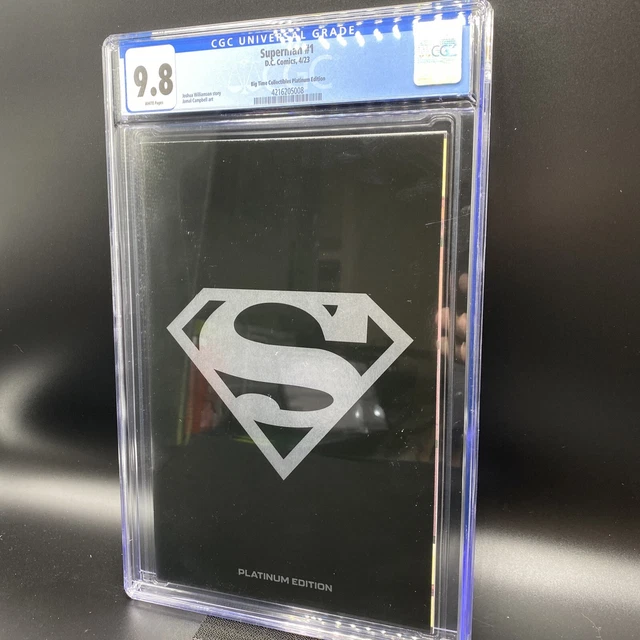 Superman #1 CGC 9.8 Big Time collectibles Platinum Foil DC Comics 🔥🔥