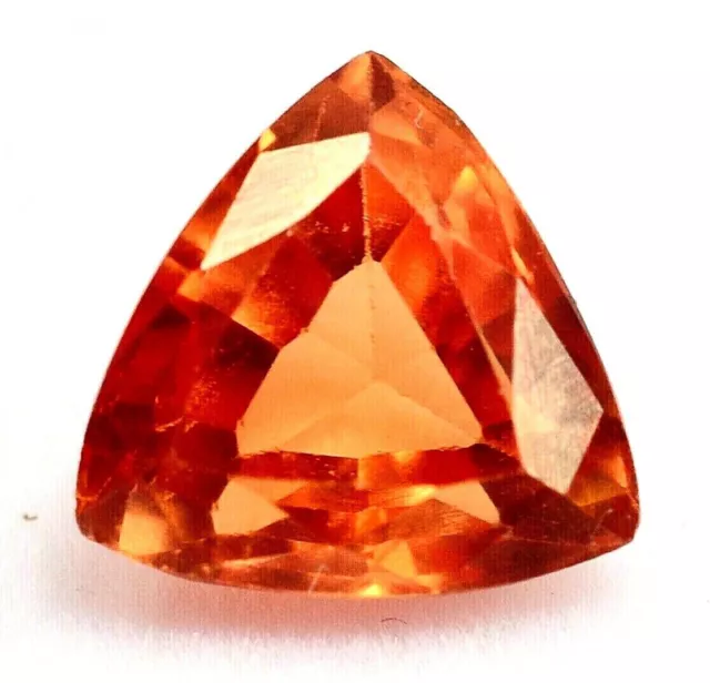 Natural Ceylon Orange Sapphire 3.15 Ct Trillion Certified Loose Gemstone R211