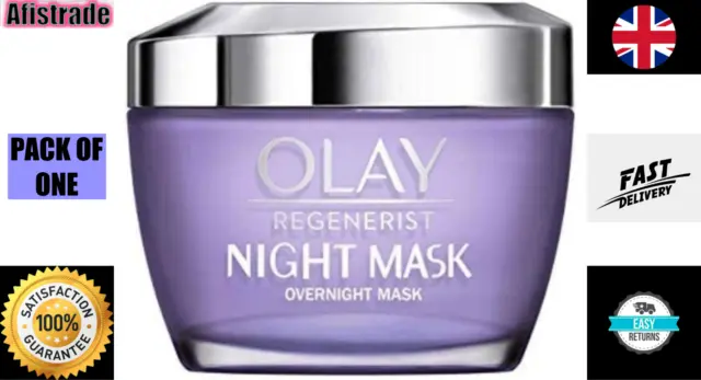 Olay Regenerist Night Cream 50ml, Overnight Miracle Firming Mask,  Face Mask,New