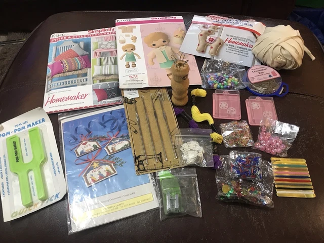 Large Bundle Of Sewing And Craft Items, Patterns And Projects