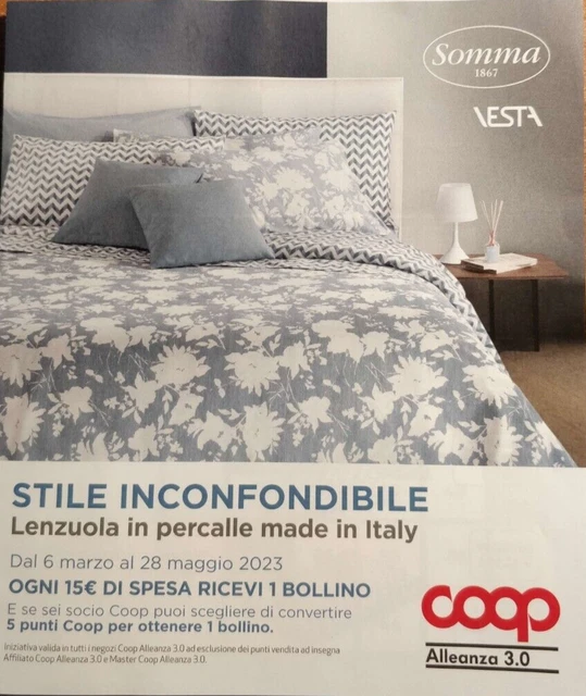 35 Punti Bollini Coop Somma 2023 Scheda inclusa (29 attaccati + 6 staccati)