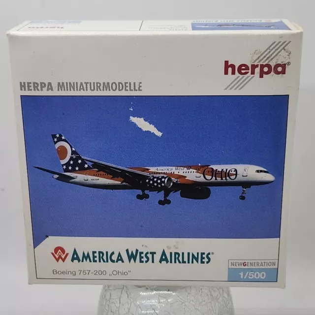 Boeing 757-200 America West Airlines Ohio 513432 1/500 Herpa