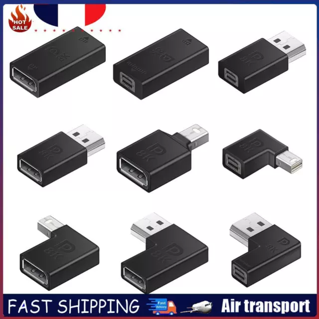 Converter Male to Female Adapter Display Port for Projector HDTV PC Laptop FR