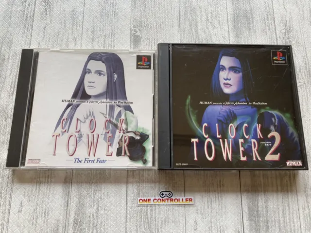 SONY PlayStation 1 PS one clock tower The First Fear & 2 set from Japan