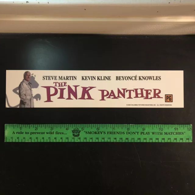 THE PINK PANTHER Movie Theater Mylar Poster 2.5.x11.5 DS OG Steve Martin Beyoncé