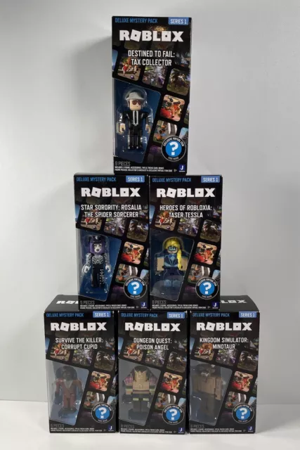 6 x Roblox Deluxe Mystery Packs | Enthält virtuelle Gegenstände | Korrupter Amor/Ender