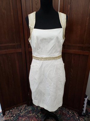 Lilly Pulitzer Dana Stretch Shift in Resort White - 12 NWT