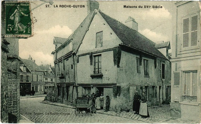 Cpa La Roche-Guyon - 16Th Century Houses (107295)