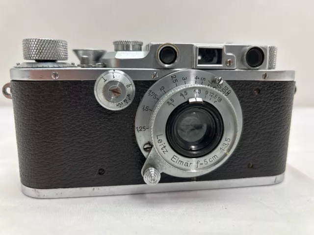 Leica IIIc DRP viewfinder 35mm film M39 ca, 1935 serial 175385 (NJL025814)