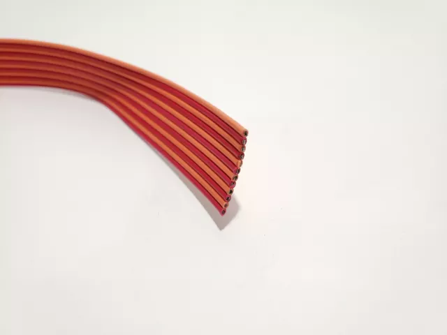 5 Foot - 12 Conductor Spectra Strip Flat Ribbon Cable - 24AWG - Custom Length