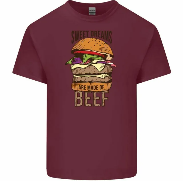 T-shirt divertente da uomo Food Sweet Dreams Are Made of Beef chef cucina barbecue 7