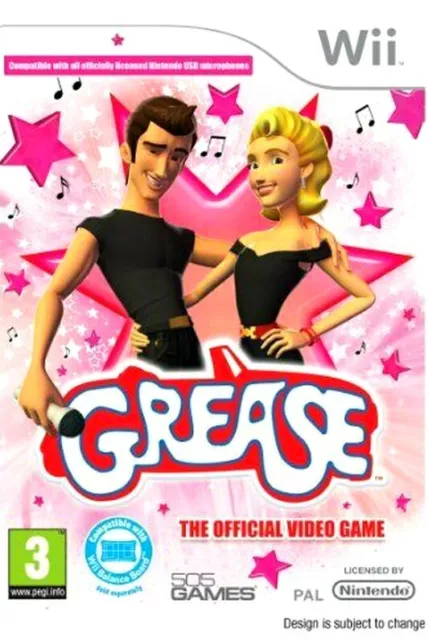 Grease Game Nintendo Wii Game for Kids PAL UK