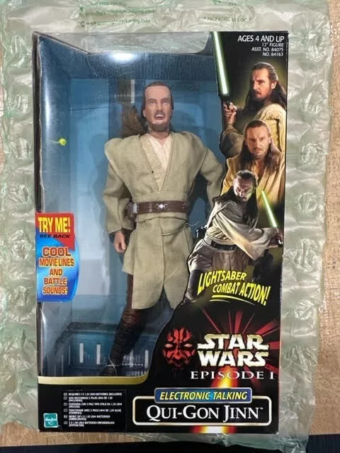 Star Wars Episode 1 Qui-Gon Jinn Electronic Talking Figure