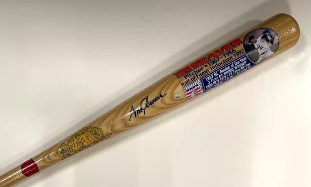 Tom Seaver Auto Signed Cooperstown Bat Co Baseball Bat HOF MLB HOLO /250