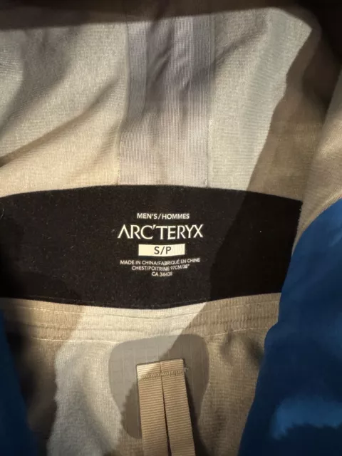 ARC’TERYX SABRE AR Jacket. Men’s Size Small S, Color Blue, Used ...