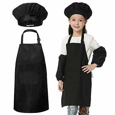 Set costume da cuoco per bambini e bambine con cappello, maniche e (v4K)