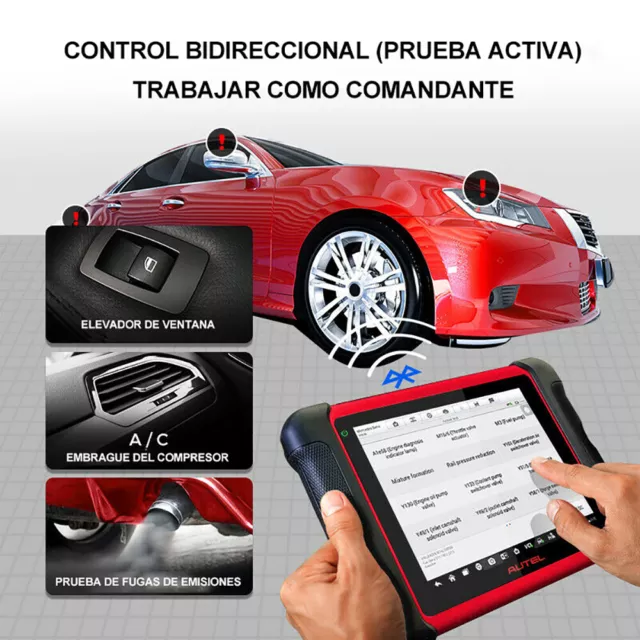 2024 Autel MaxiSys MK906BT Pro Diagnosis Coche Escáner OBD2 Bluetooth ELM327 2