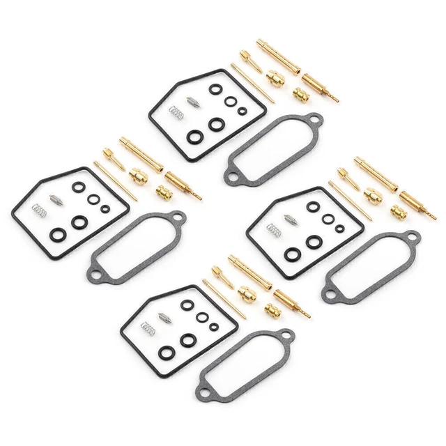Deluxe Carburetor Repair Kit Carb Rebuild 4 Set for 1972 73 1974 Honda CB350F US