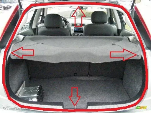 Heckklappendichtung Kofferraumdichtung für Ford Focus II 1757175 ab 2005-2012 2