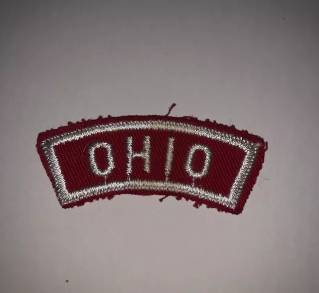 BSA Boy Scouts Red And White Community Strip OHIO