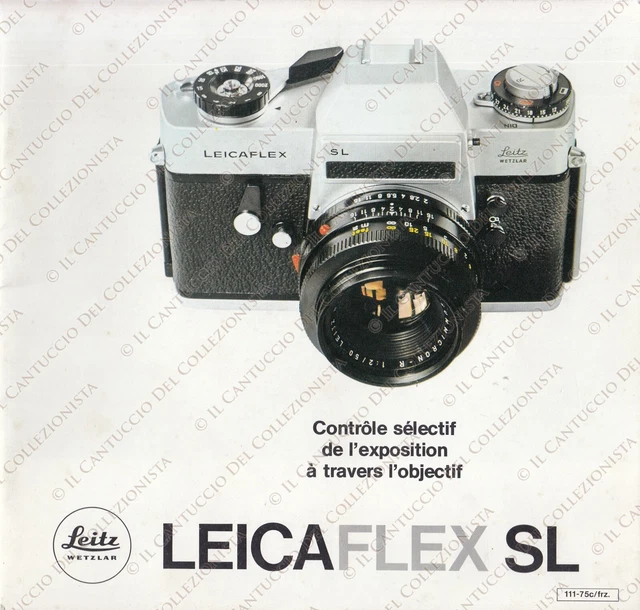 Leitz Leica Leicaflex SL Photo camera catalogue advertisement *booklet