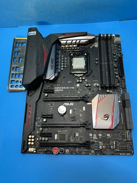 NEW METAL ASUS IO SHIELD FOR MAXIMUS VIII RANGER, MAXIMUS VIII HERO NEW METAL ASUS IO SHIELD FOR MAXIMUS VIII RANGER, MAXIMUS VIII HERO