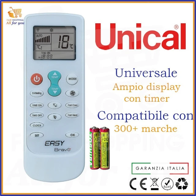 Telecomando Universale Easy Bravo Per Condizionatori - Compatibile Con Marchi Principali - Foto 3