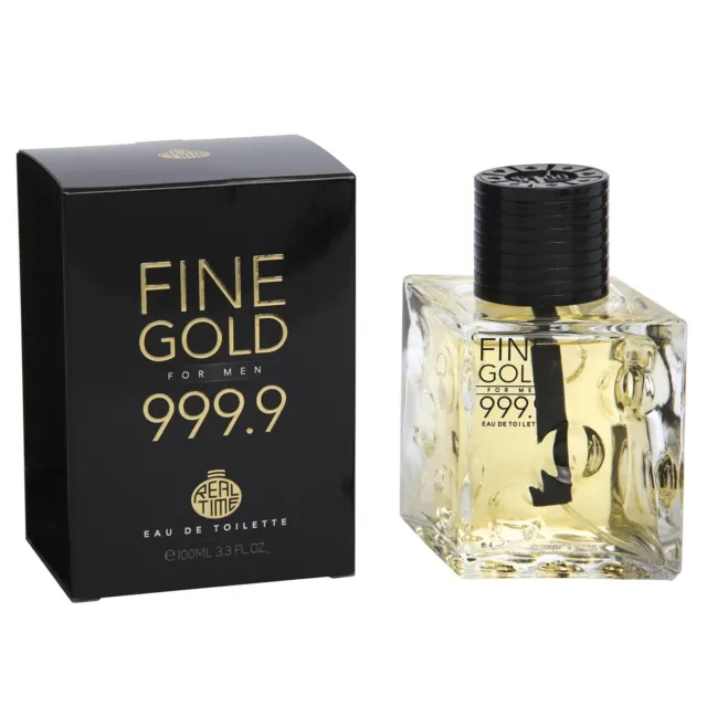 "Fine Gold" - Real Time Parfume Eau de Toilette 100 ml Herrenparfüm  (RT122)
