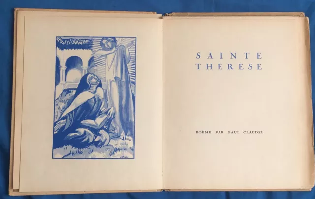 EO 1916 (1/35 ex. sur Japon) PAUL CLAUDEL & MAURICE DENIS : SAINTE THÉRÈSE