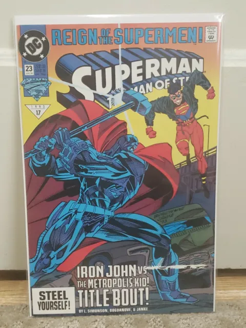 Superman Man of Steel #23 DC Comics (1993) Reign of the Supermen NM