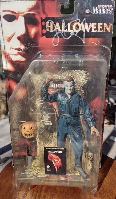 RARE John Carpenter  SIGNED Michael Myers McFarlane Toys SEALED Signing Stub