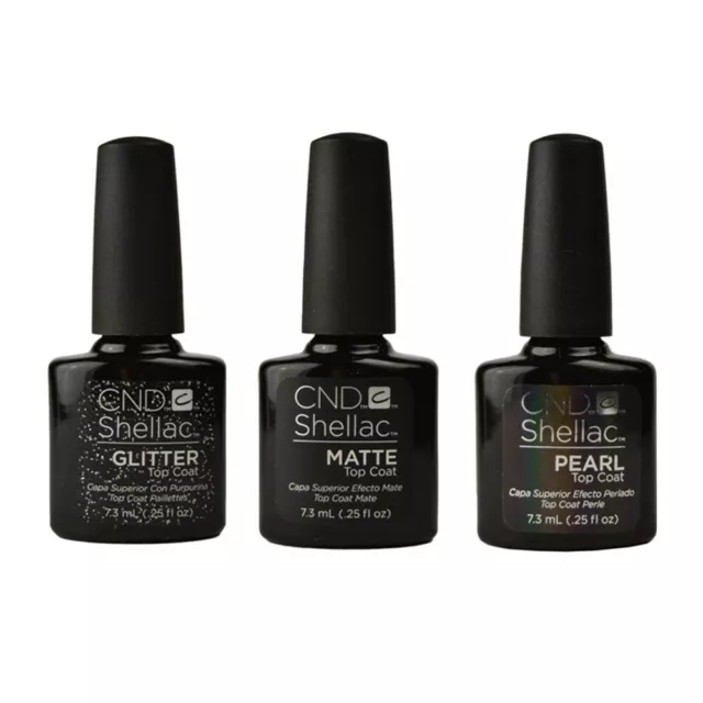 CND Shellac - Top & Base Coats - CHOOSE ANY - ALL SIZES