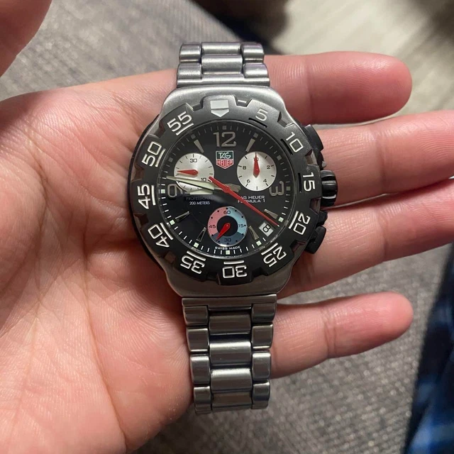 CRONOGRAFO TAG HEUER CAC1110 FORMULA 1 CAC1110 USATO Senza scatola