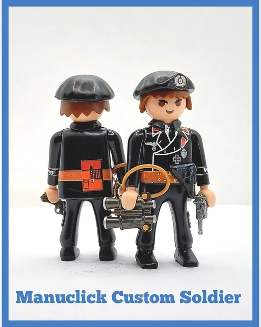 Figurine PLAYMOBIL Personnalisée - Panzer Grenadier Rég.21 (Lille 1944) - REF 0509 BIS