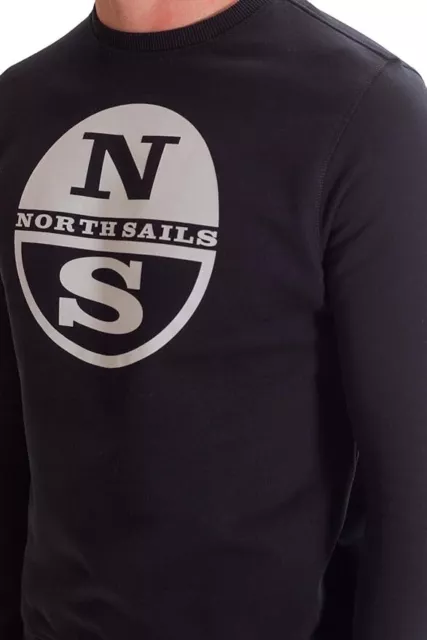 NORTH SAILS - Felpa Uomo Girocollo con Logo