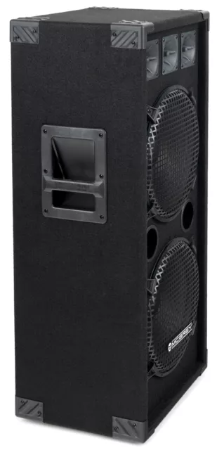 Paar 2x 12" (30cm) DJ PA Säulen Lautsprecher Disco Stand Boxen Subwoofer 2000W 2