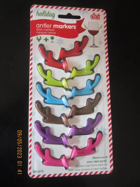 Vino Marker Wine Glass Pens Washable Drink Markers - Perfect For Holiday
