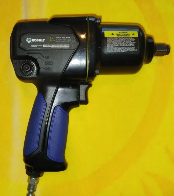 Kobalt 1/2 Drive Impact Wrench. 700 ft-lbs. Very good condition. Variable Speed.