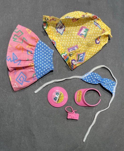 Tenue Barbie California Mattel 1987 – Réf 4468 – Neuve Avec Vêtements D'origine