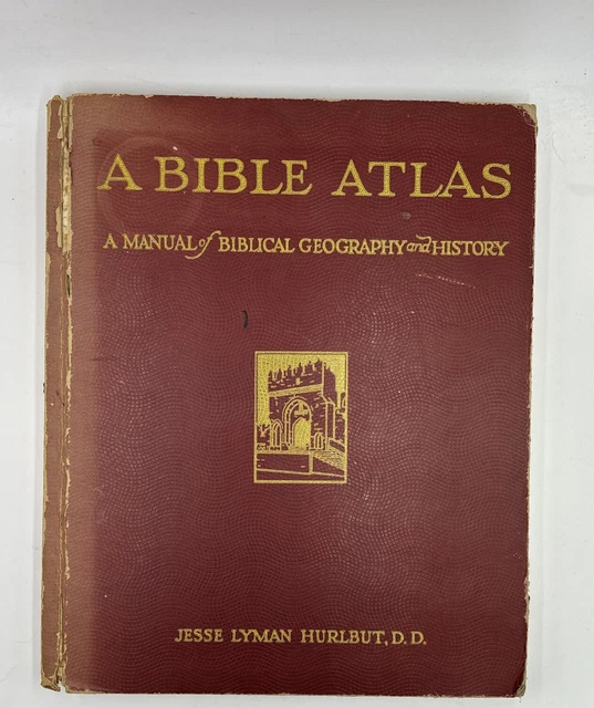 A Bible Atlas A Manual of Biblical Geography and History Jesse Lyman Hurlbut Map