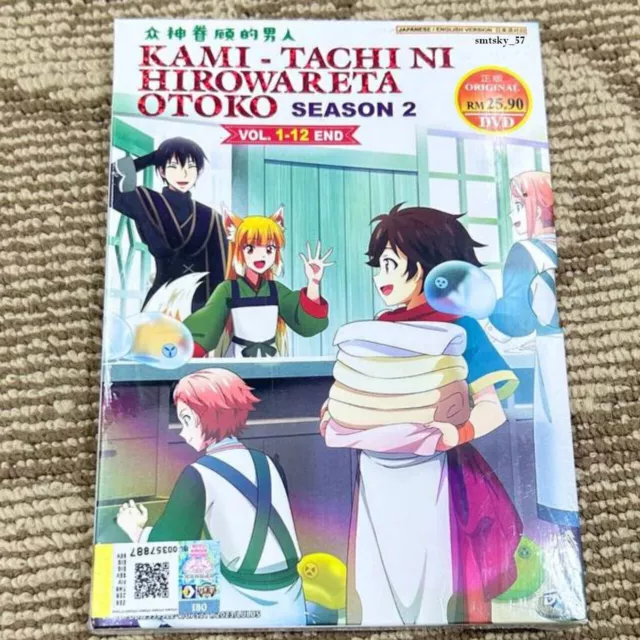 Anime DVD Kami-Tachi Ni Hirowareta Otoko Season 2(1-12End)Eng Dub