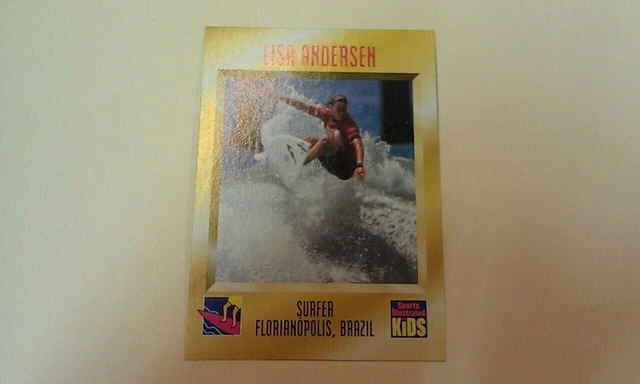 Lisa Andersen Surfer Brazil RC #371 Sports Illustrated for Kids SI For Kids