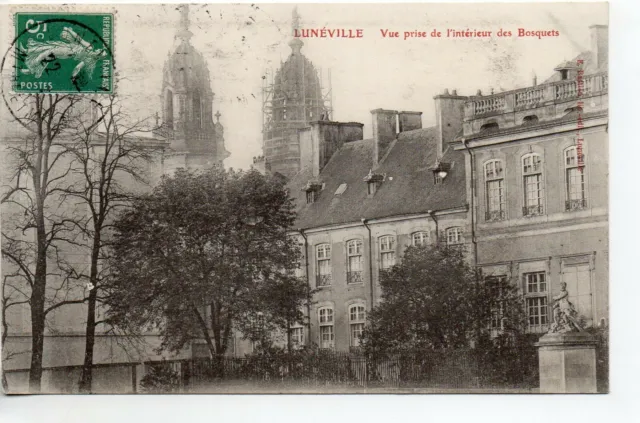 LUNEVILLE - Meurthe & Moselle - CPA 54 - Vue prise des Bosquets