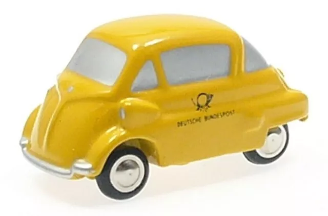 BMW Isetta Schuco Metall "Deutsche Bundespost" 1:90 Neu im Karton limited Edit.