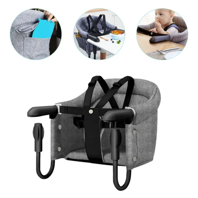 Silla alta portátil para bebé mesa de comedor y sillas asiento infantil para
