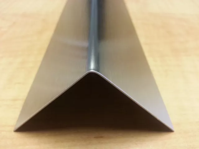 20ga Stainless Steel Fabricated Angle T-304 1/2" x 1/2" x 60" -non hug-