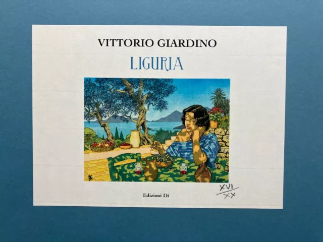 Vittorio Giardino ✅Portfolio Liguria - 7 Drucke 30 x 40 cm /Auflage 20 Exemplare