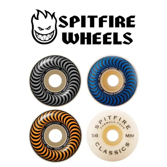 Spitfire Skateboard Wheels- Set of 4/ Formula4 Classic Series 97DU/Skateboarding